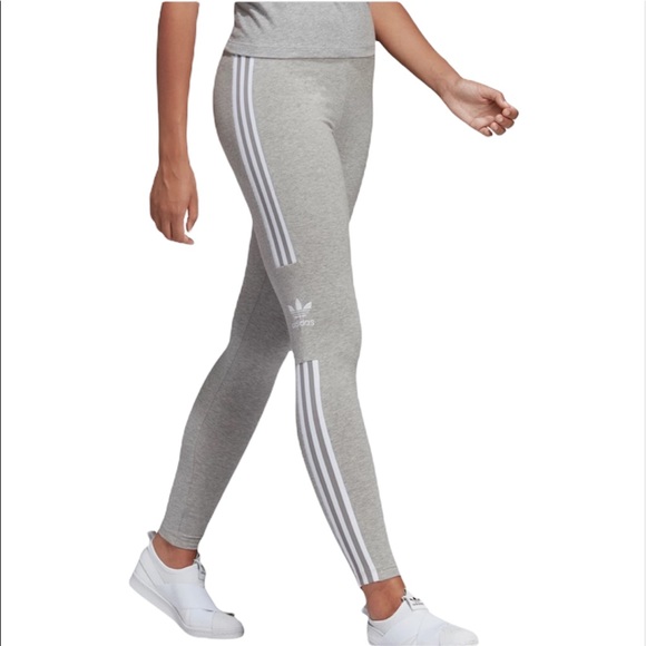 adidas Pants - Adidas trefoil tights • size S • Gray
